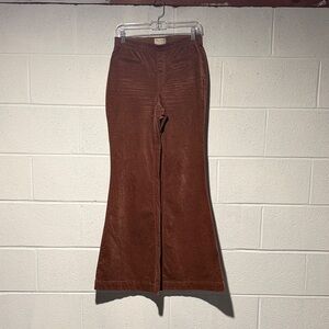 Pilcro Women’s Brown Corduroy Flared pants 26